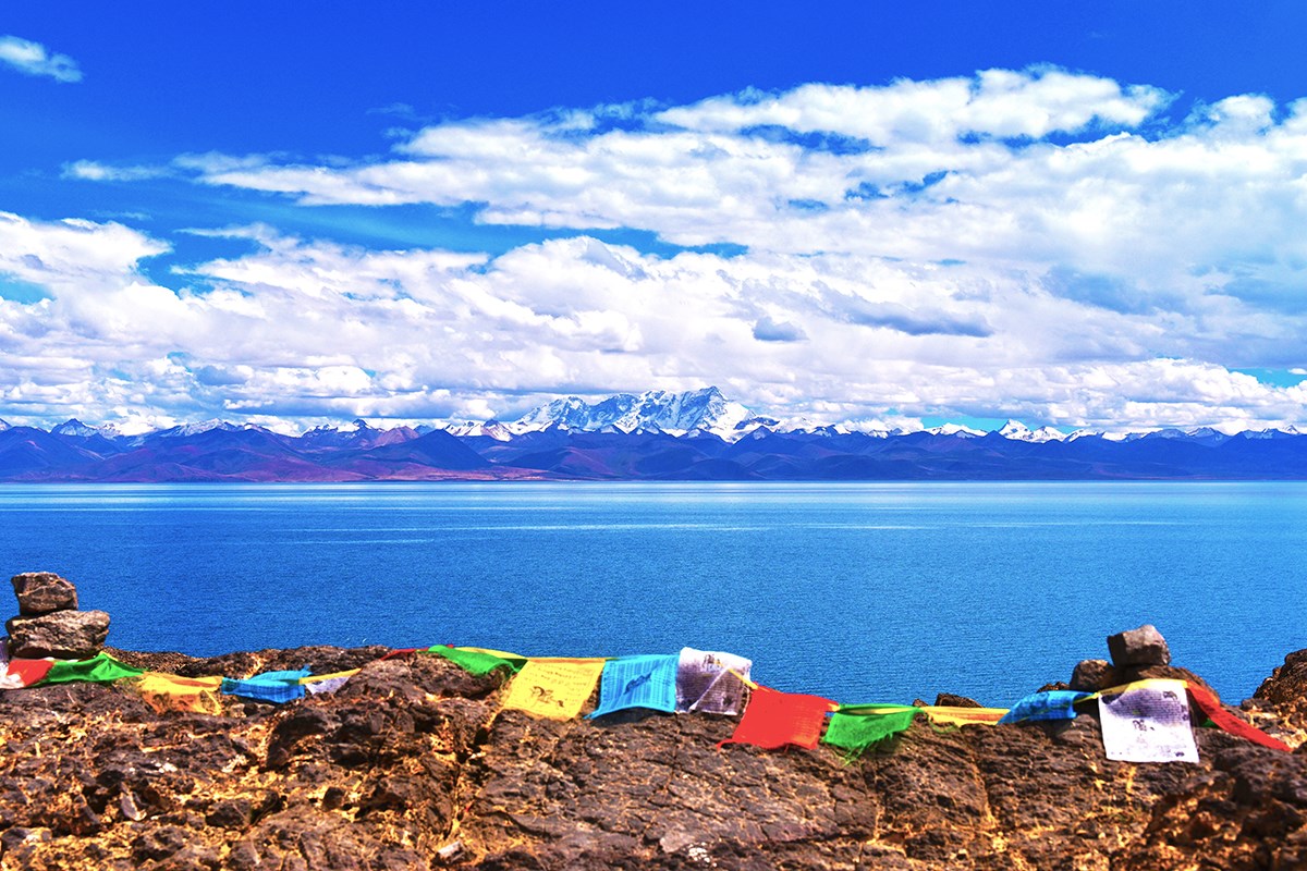 Nam Tso und Nianqingtanggula Berg  | Foto von Liu Bin